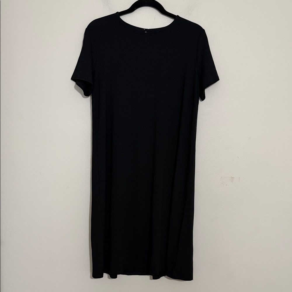 J. Jill Black Wearever Collection mini Dress women M/Tall soft stretchy casual